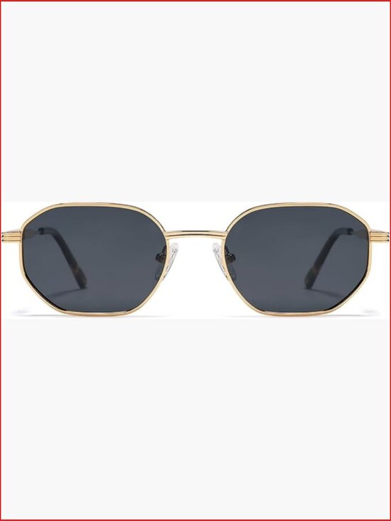 Retro Polarized Square Sunglasses with UV400 Protection main image 6